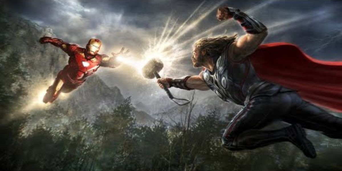Thor vs iron Man