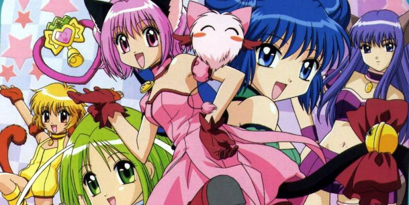 Five main characters from Tokyo Mew Mew