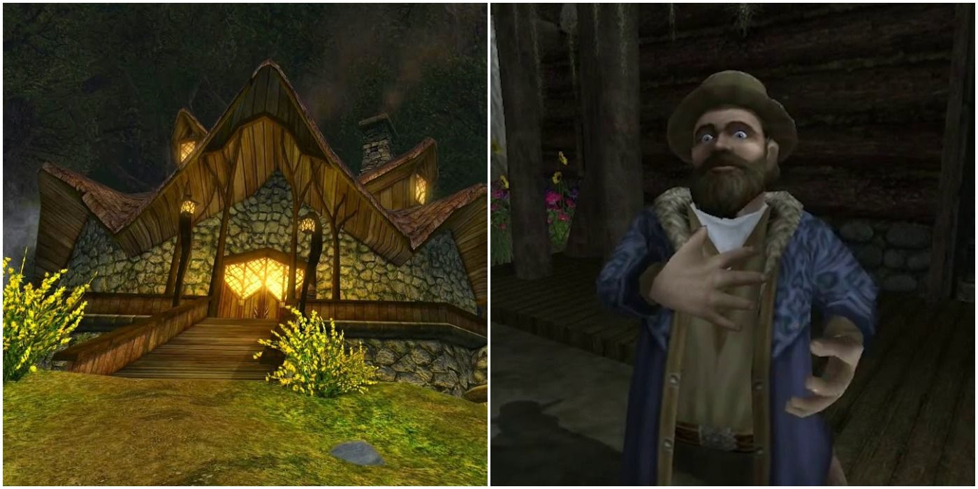 Tom Bombadil's House in The Lord of the Rings Online and The Fellowship of the Ring