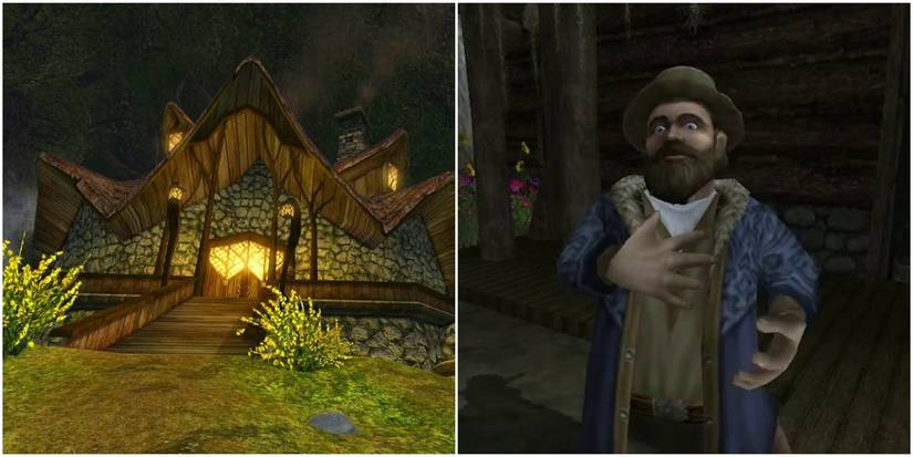 Tom Bombadil's House in The Lord of the Rings Online and The Fellowship of the Ring
