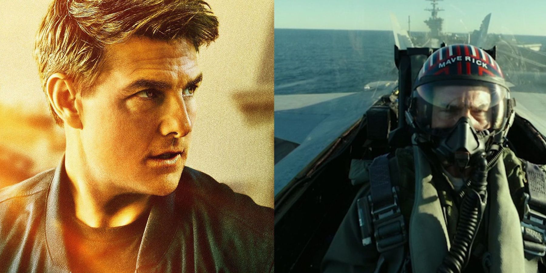 Tom Cruise in Mission Impossible 7 and Top Gun Maverick