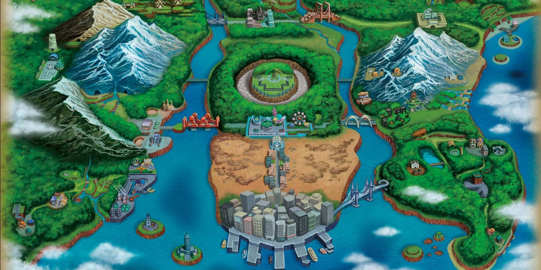 All of the Pokemon Regions and Their Real-World Equivalents