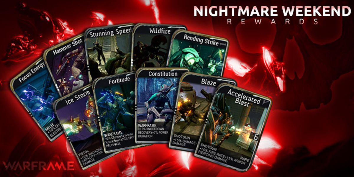 Warframe a Nightmare Weekend Splash