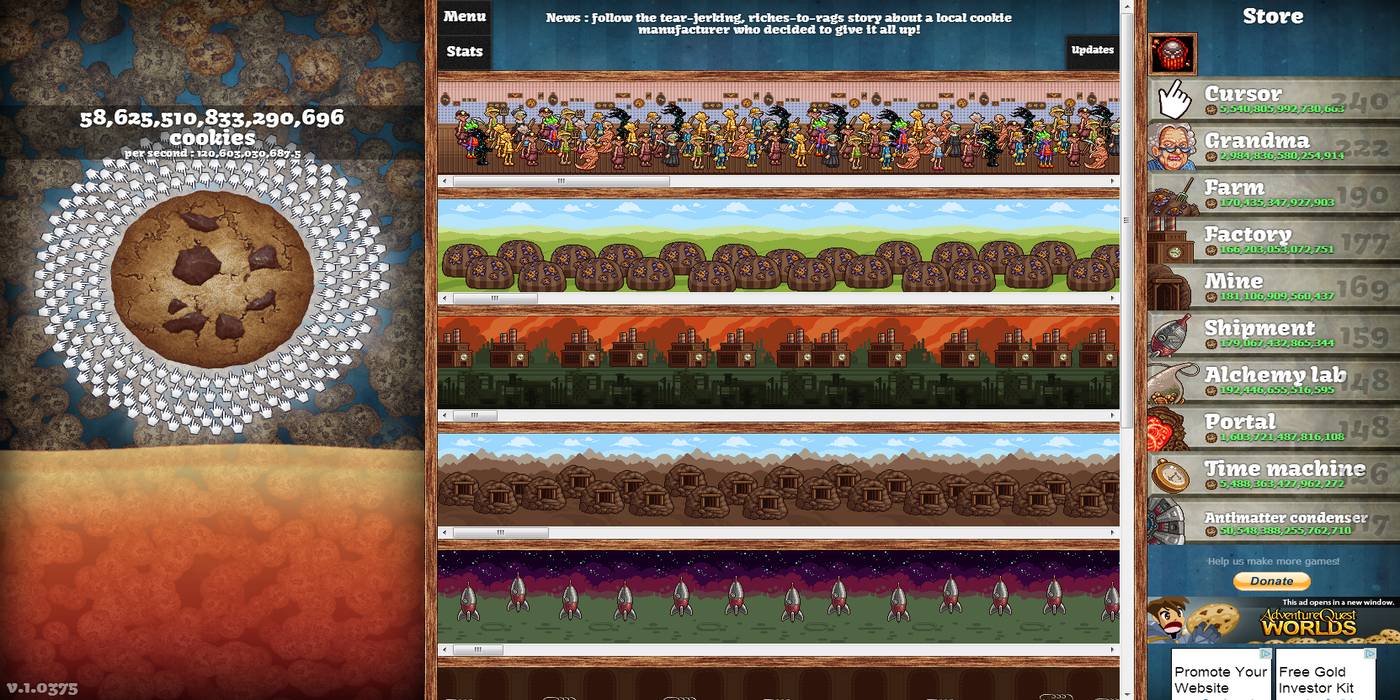 All Achievements In Cookie Clicker All Achievements In Cookie Clicker