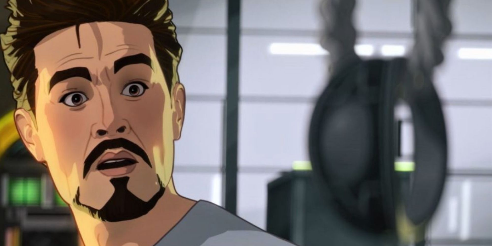 Tony Stark is surprised in What If episode 6