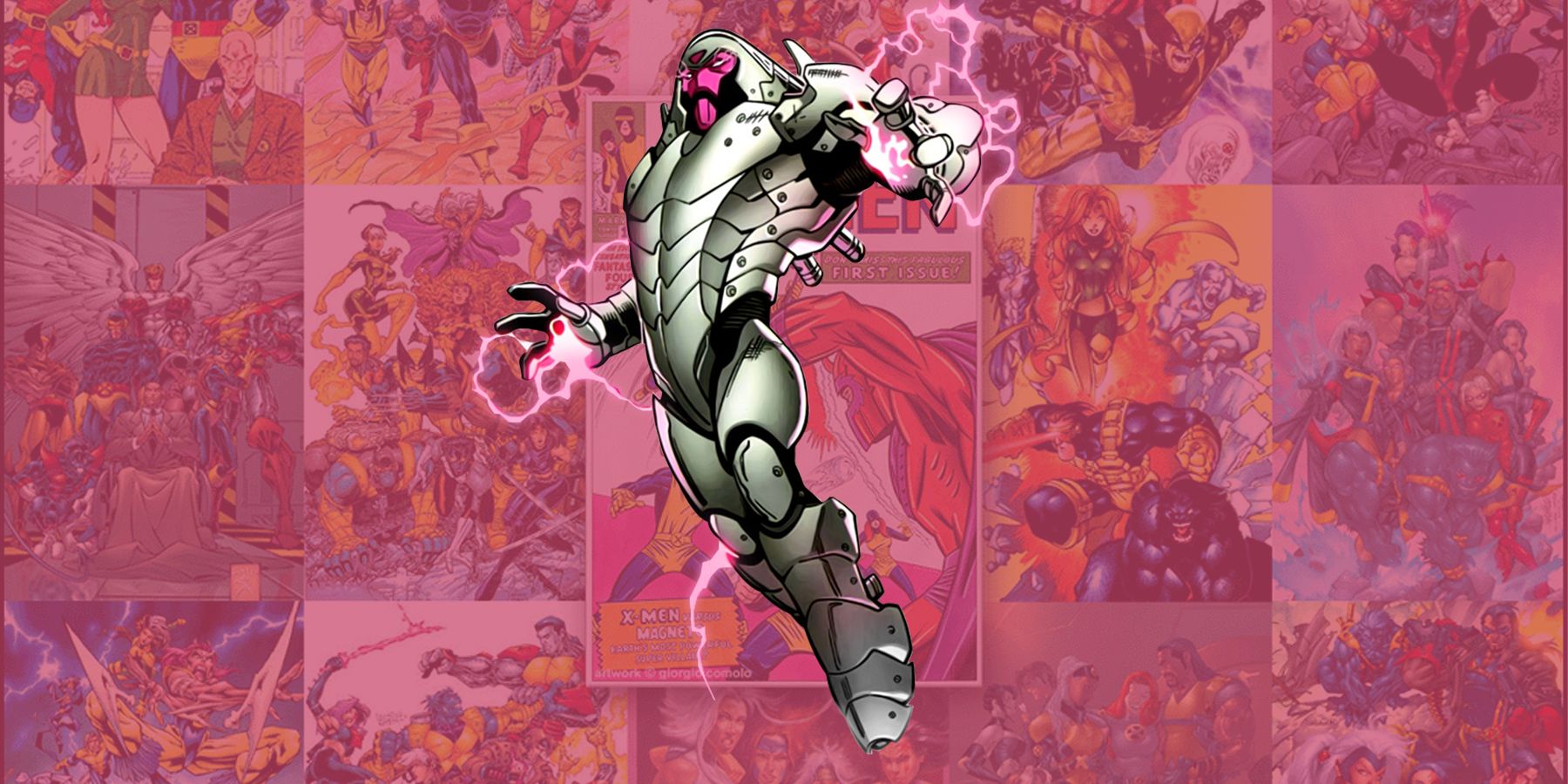 Imagem inicial dos vilões dos X-Men Nimrod