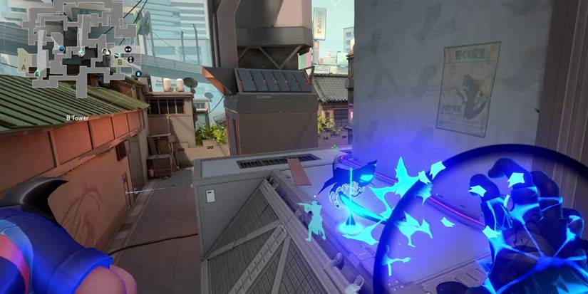 Yoru preparing to teleport