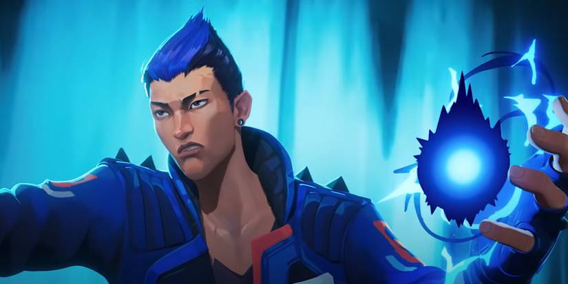 Yoru readying a Blindside