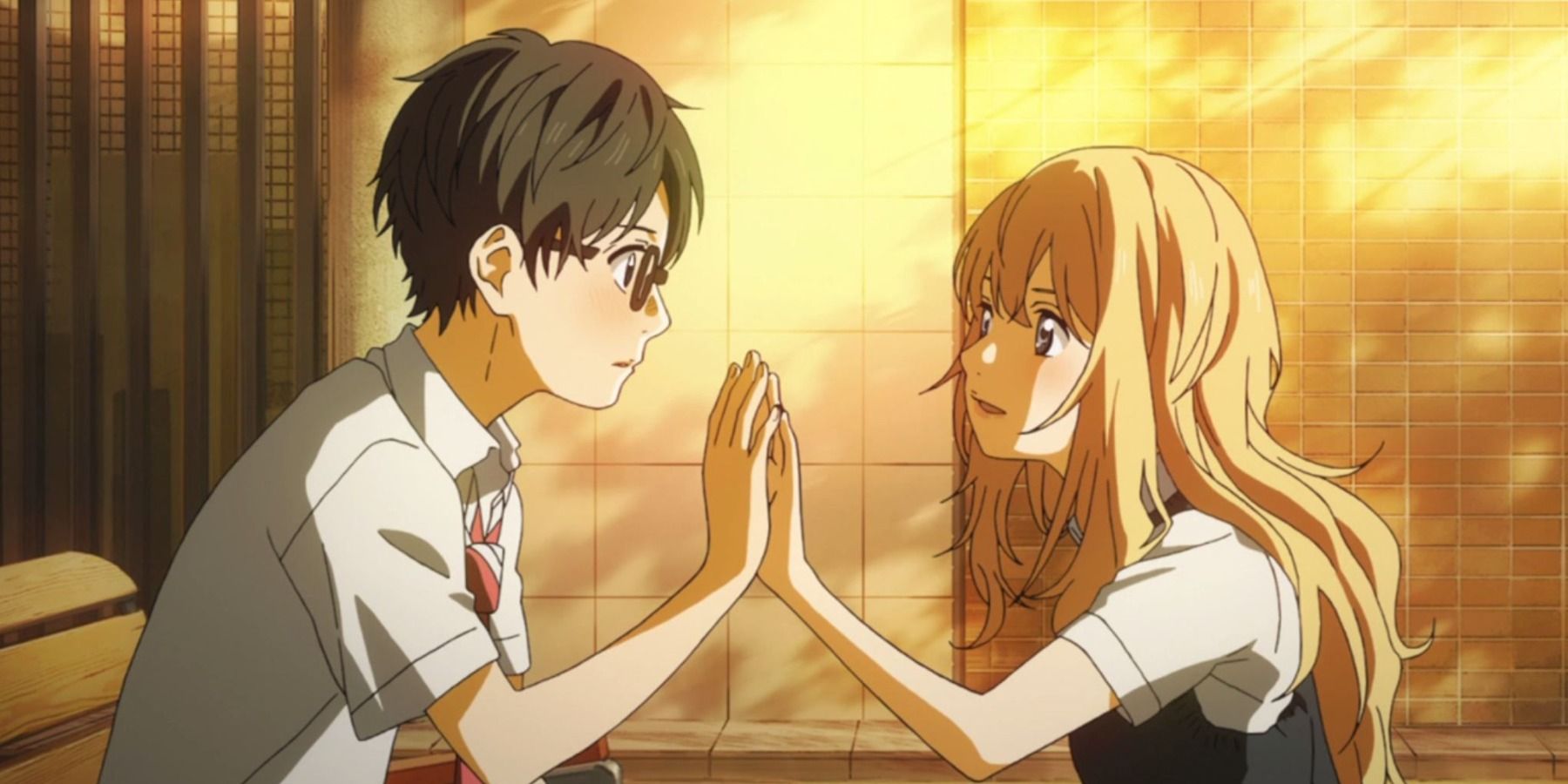 Your Lie In April anime kosei and kaori