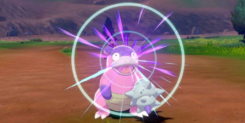 Slowbro Using Zen Headbutt In Pokemon Sword & Shield