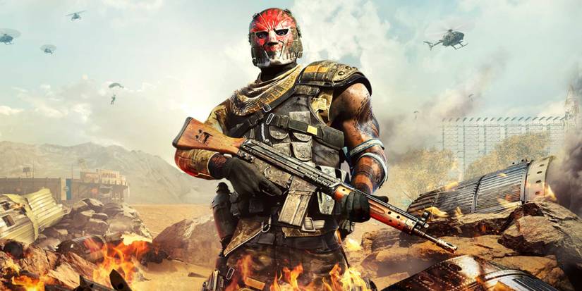 a masked operator in Call Of Duty Warzone