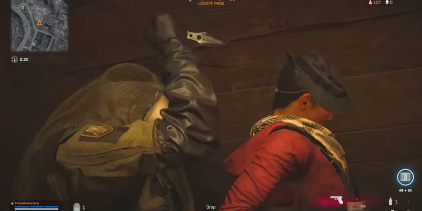 a melee finisher in Call Of Duty Warzone