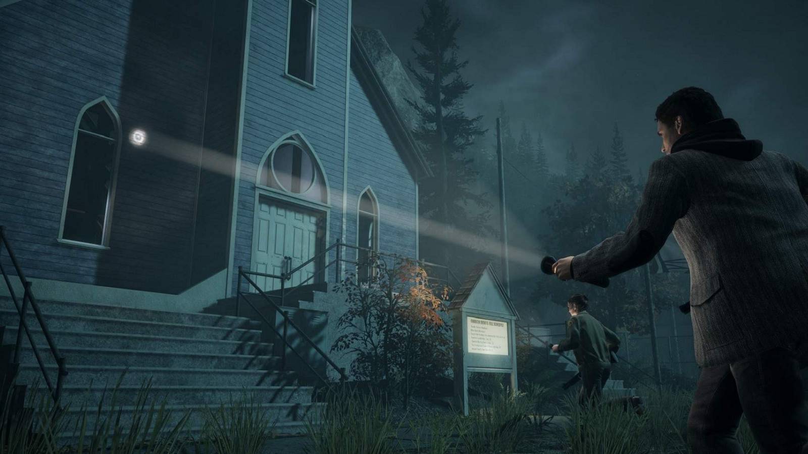 alan wake remastered church