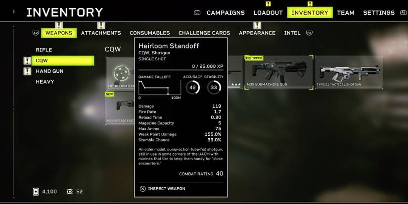 aliens fireteam elite shotgun weapon description