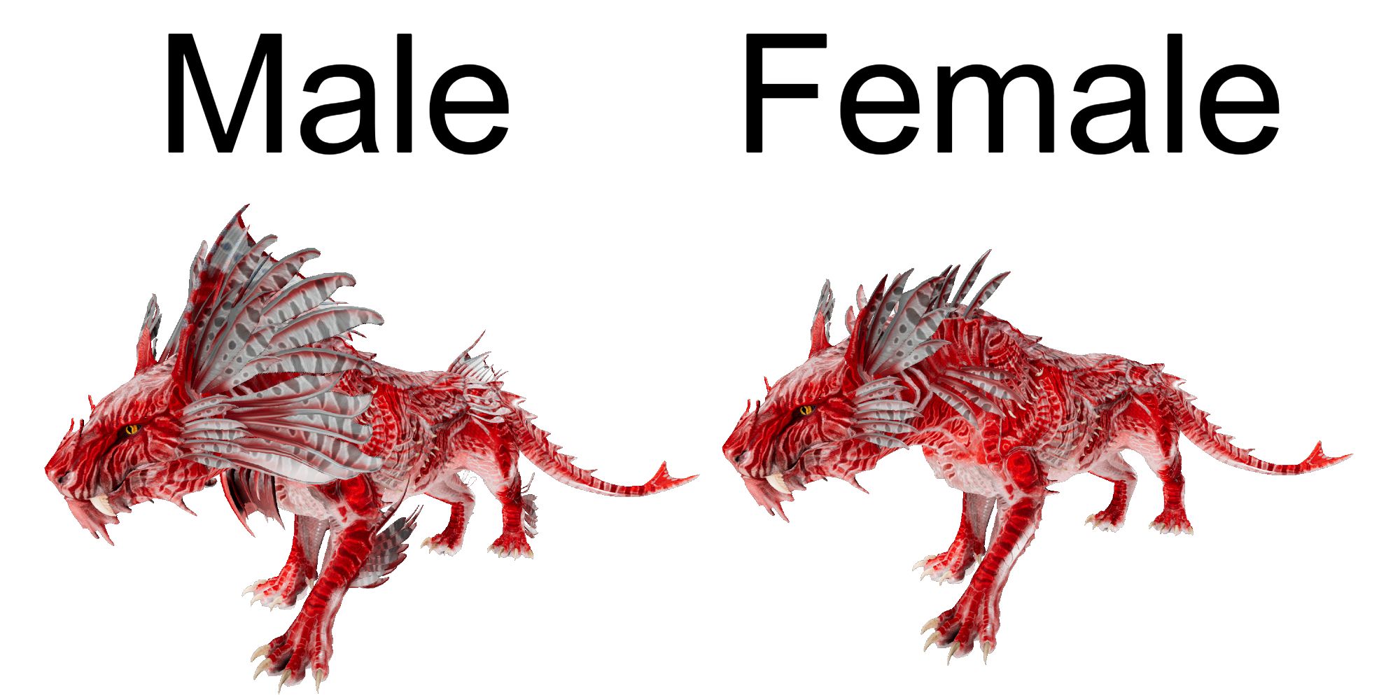 ark survival evolved male and female shadowmane
