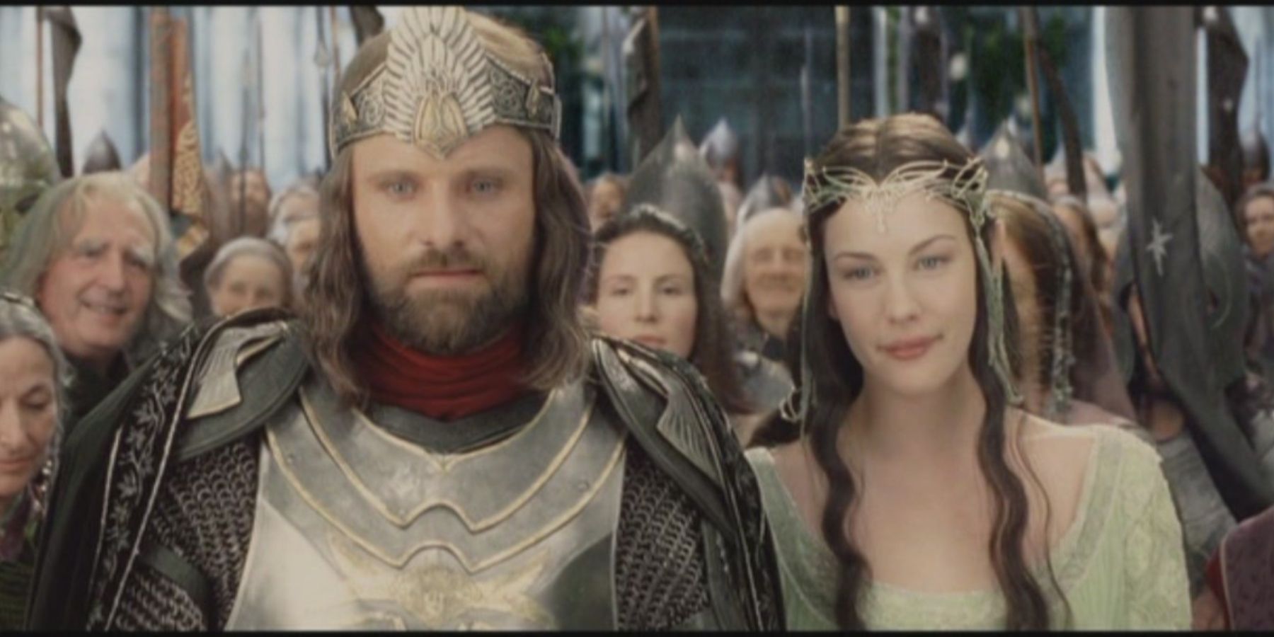 Aragorn and Arwen in Lord of the Rings