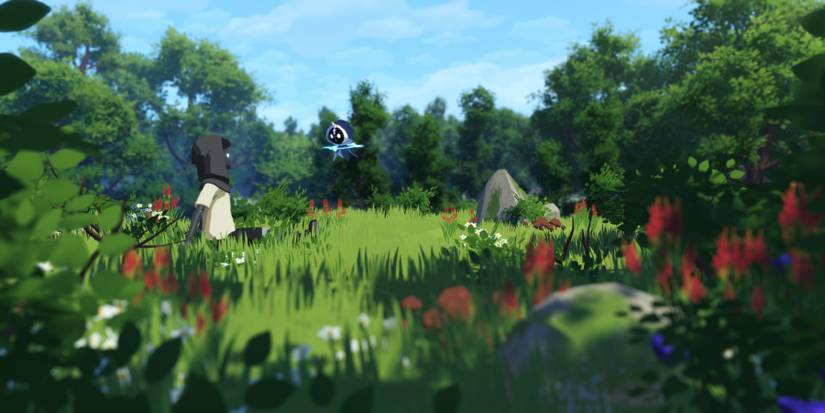 bitcraft walking in woods