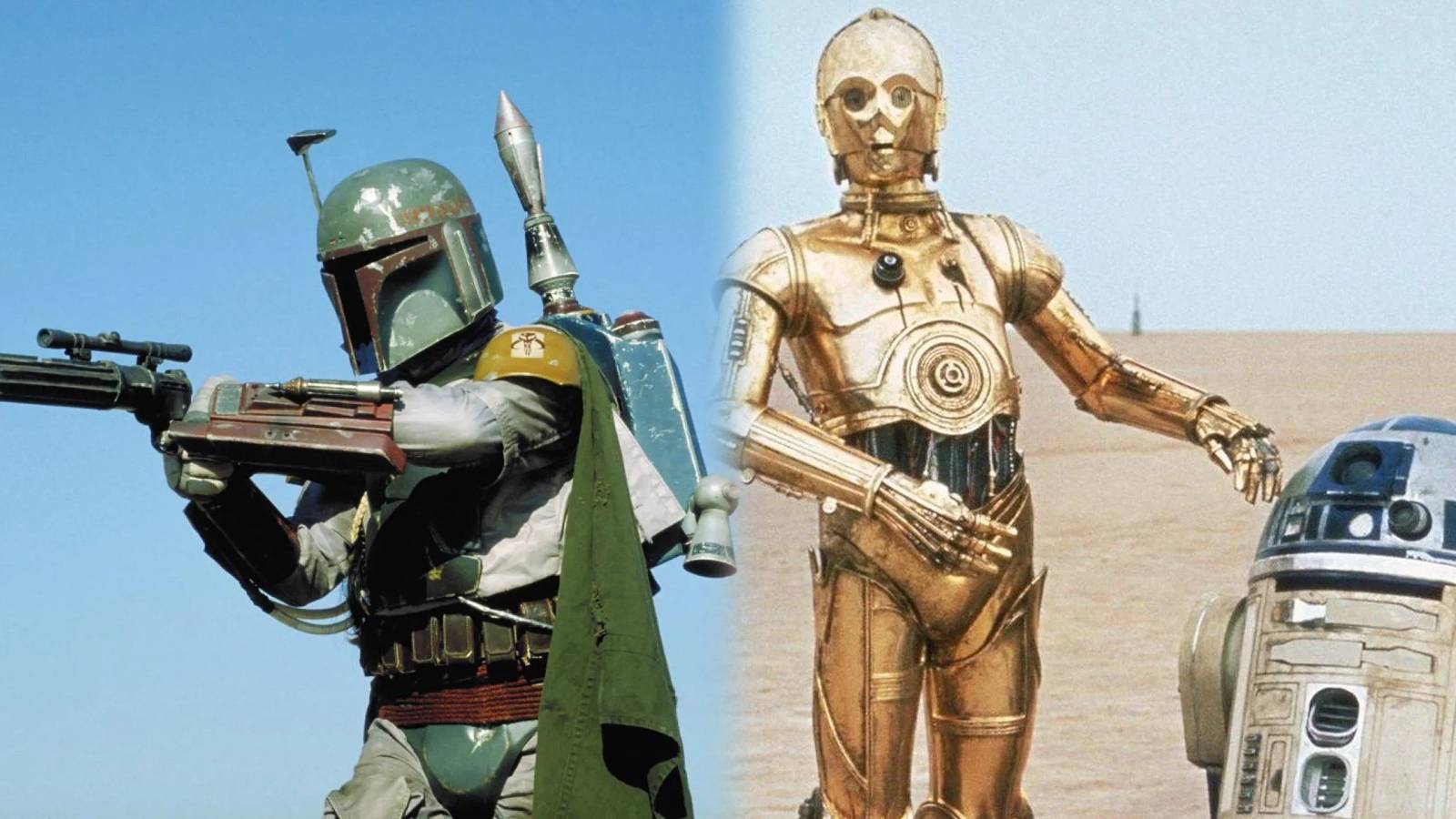Boba Fett droids C-3PO R2-D2 Star Wars