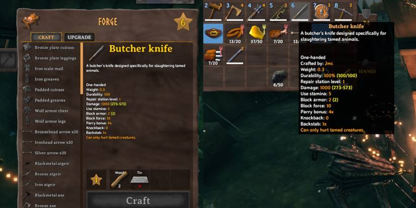 butcher knife valheim details