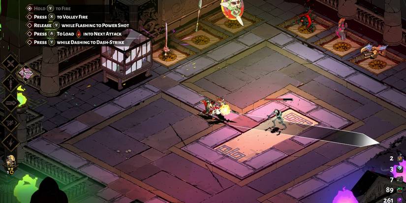 player aiming coronacht at Skelly