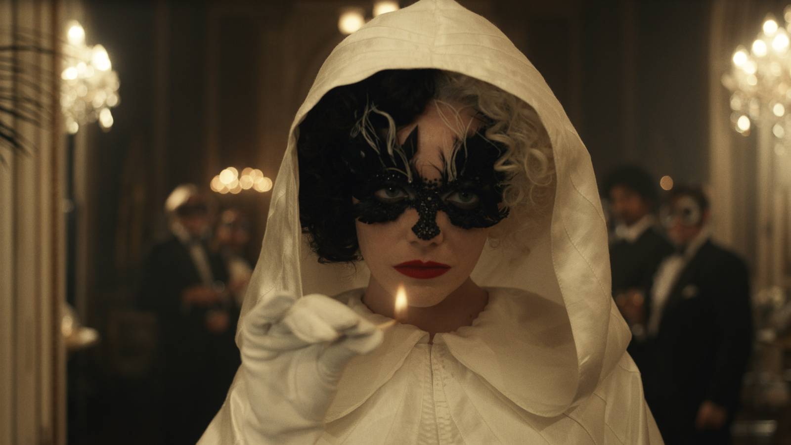 cruella black and white disney Cropped