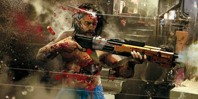 Cyberpunk 2077 Shotgun Concept Art