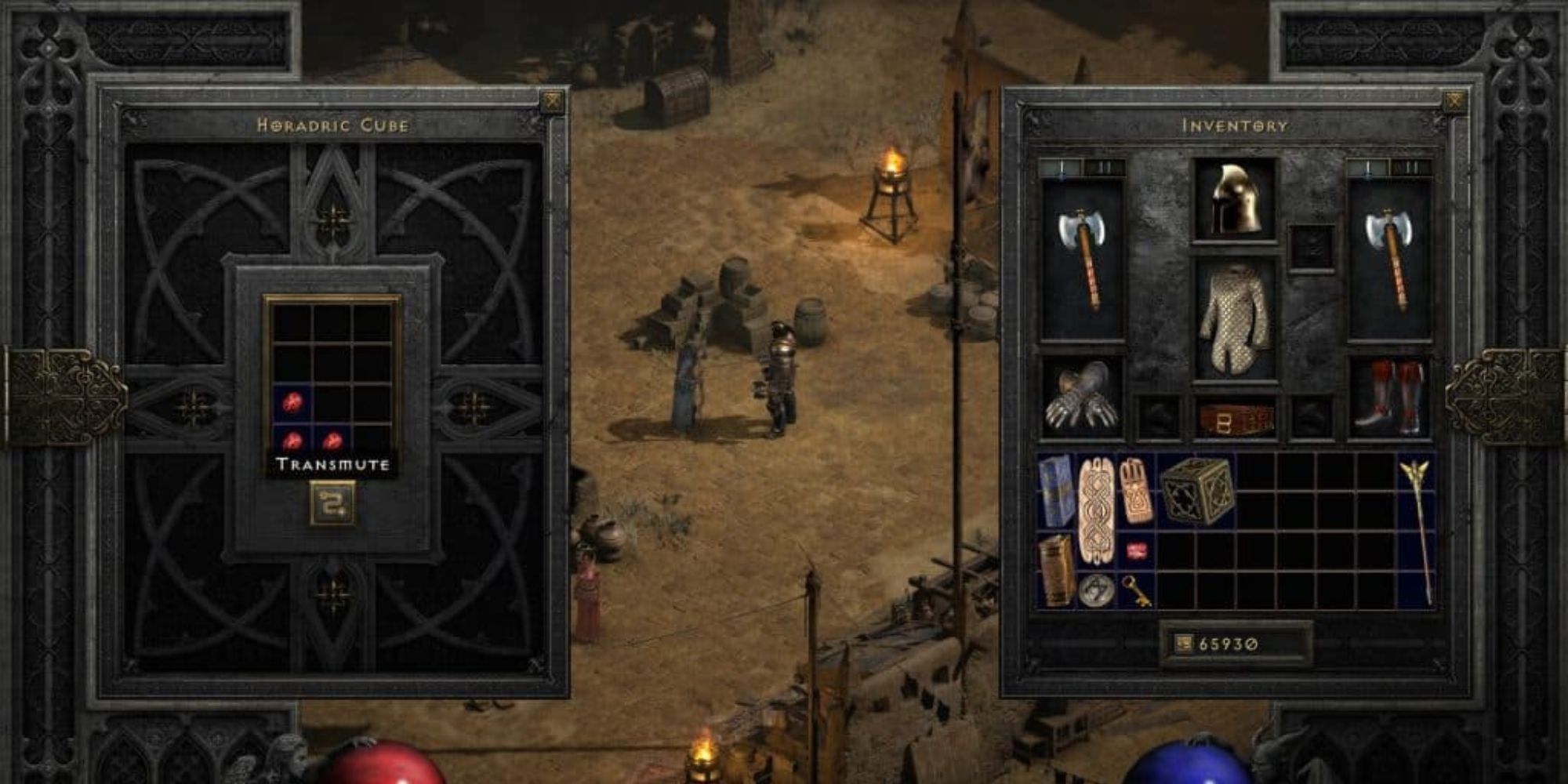 Diablo 2 Resurrected Making A Specific Recipe At The Horadric Cube