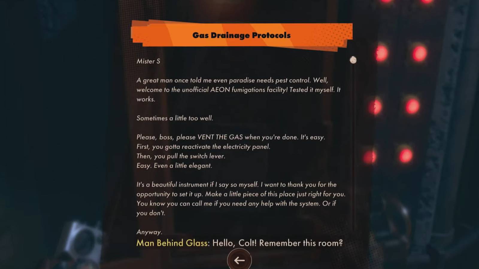 deathloop boathouse gas chamber