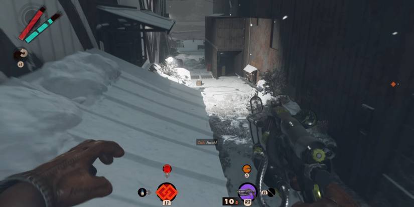 deathloop in between two hangars 