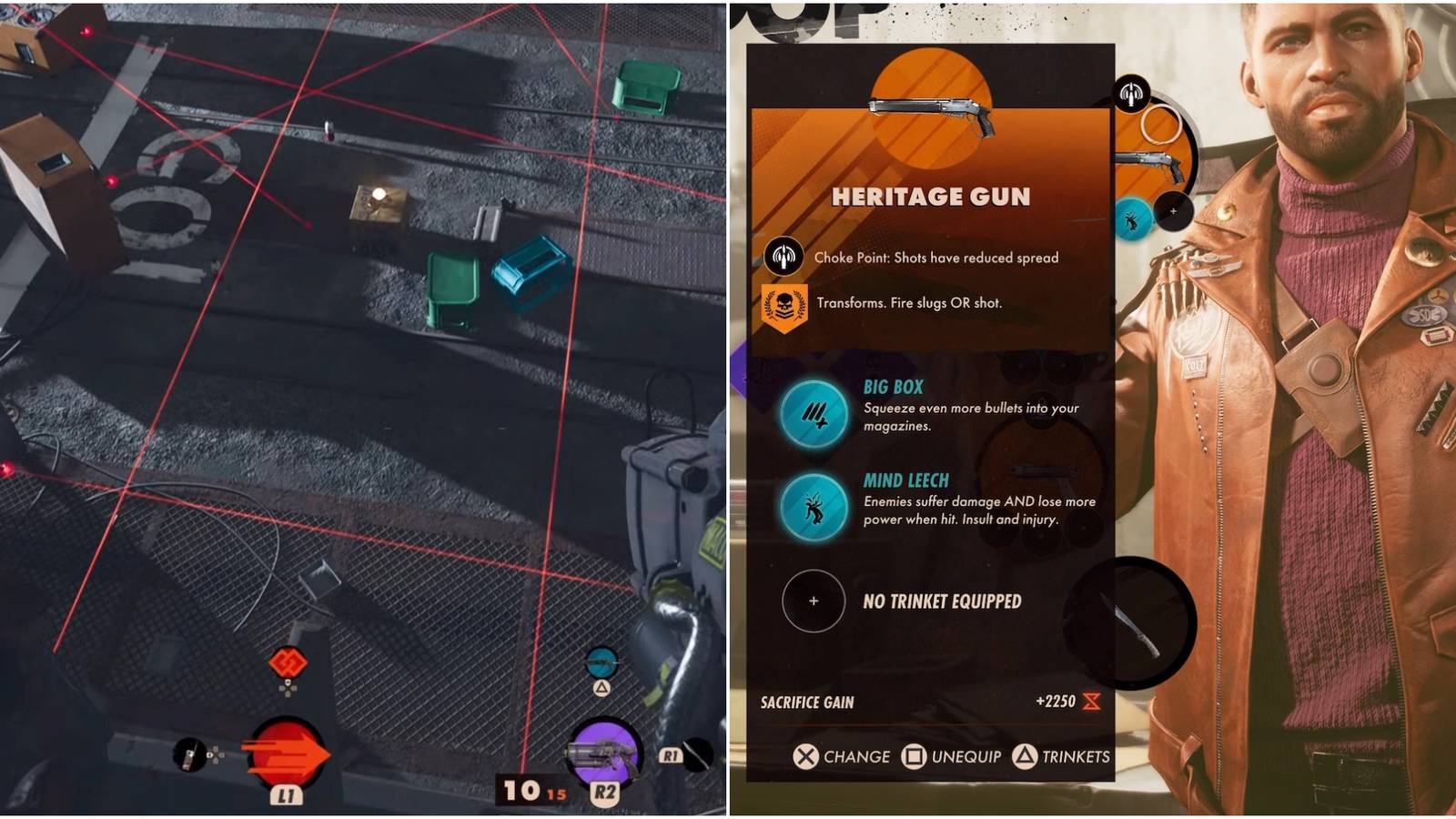 deathloop split image heritage gun split image