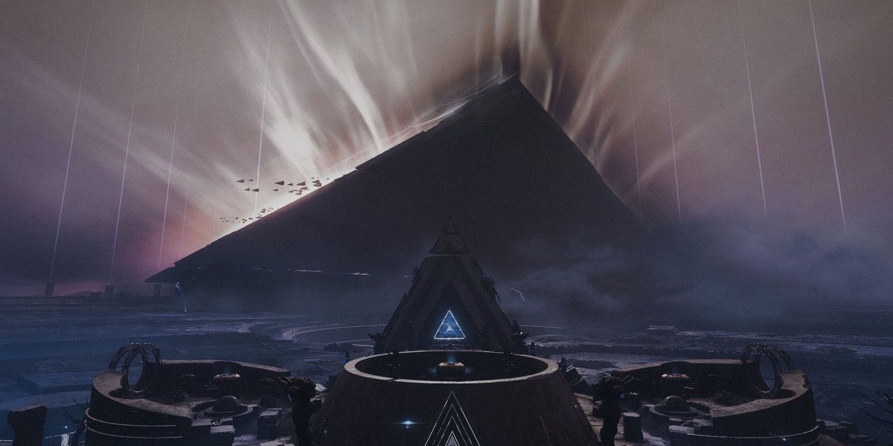 A Pyramid from the Black Fleet in Destiny 2.