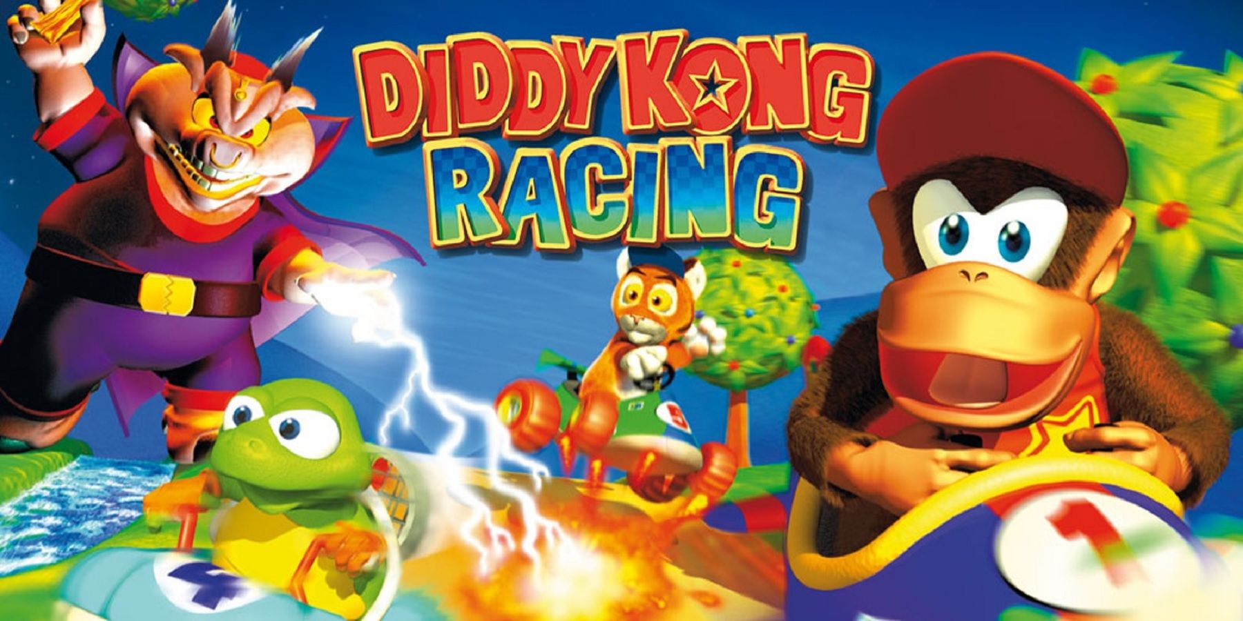 diddy kong racing nintendo 64 box art