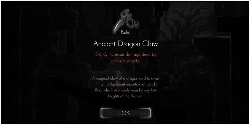 ender lilies quietus of the knights ancient dragon claw relic