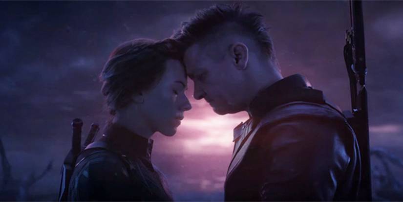 Natasha and Clint in Endgame