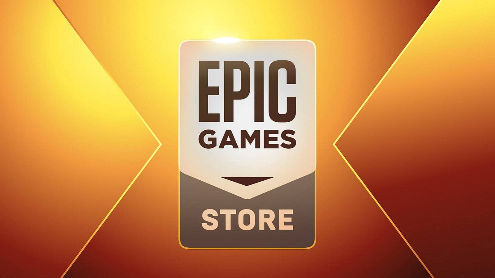 epic games store logo gold background