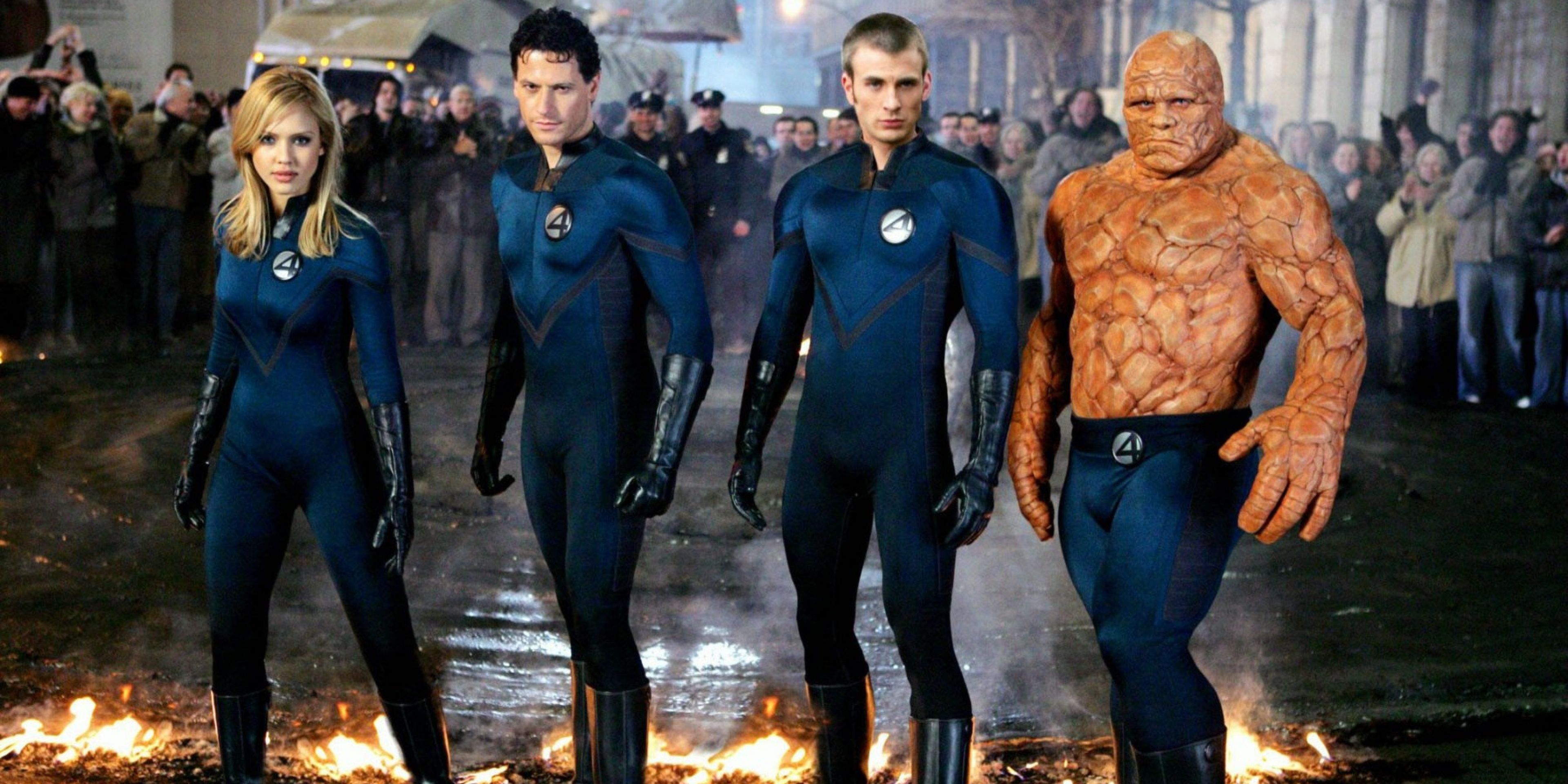fantastic 4 2005 movie cast Cropped