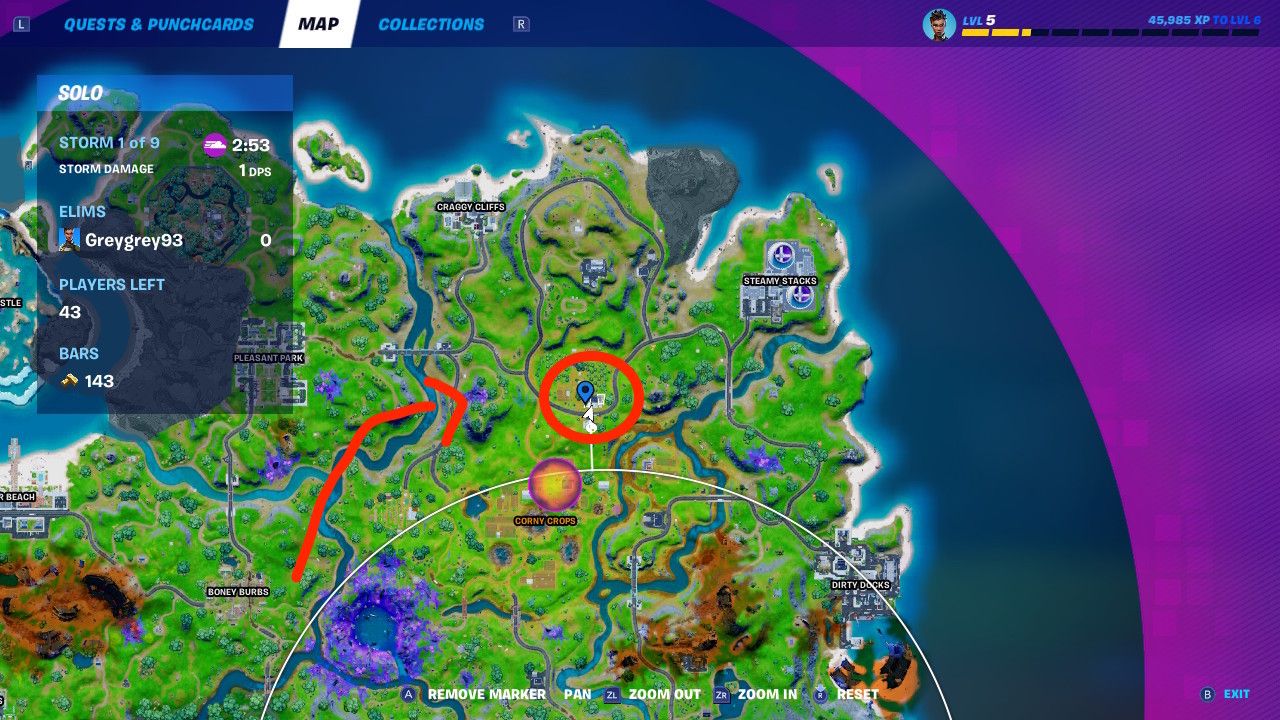 where to find apples in fortnite