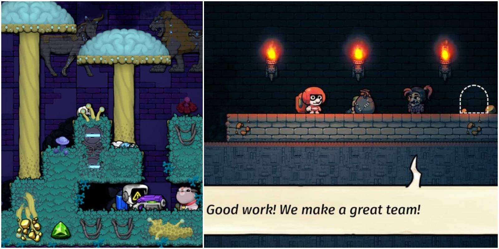 feature image spelunky 2 sparrow side quest guide sparrows cave and sparrow giving the player a corpse bag item