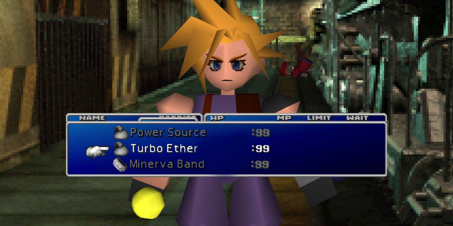 W item glitch ff7