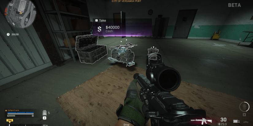 finding loot in Call Of Duty Warzone