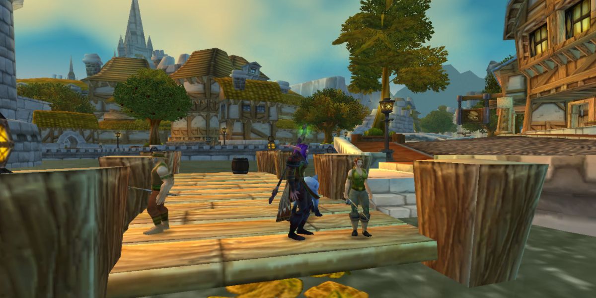 fishing in Stormwind City in World Of Warcraft