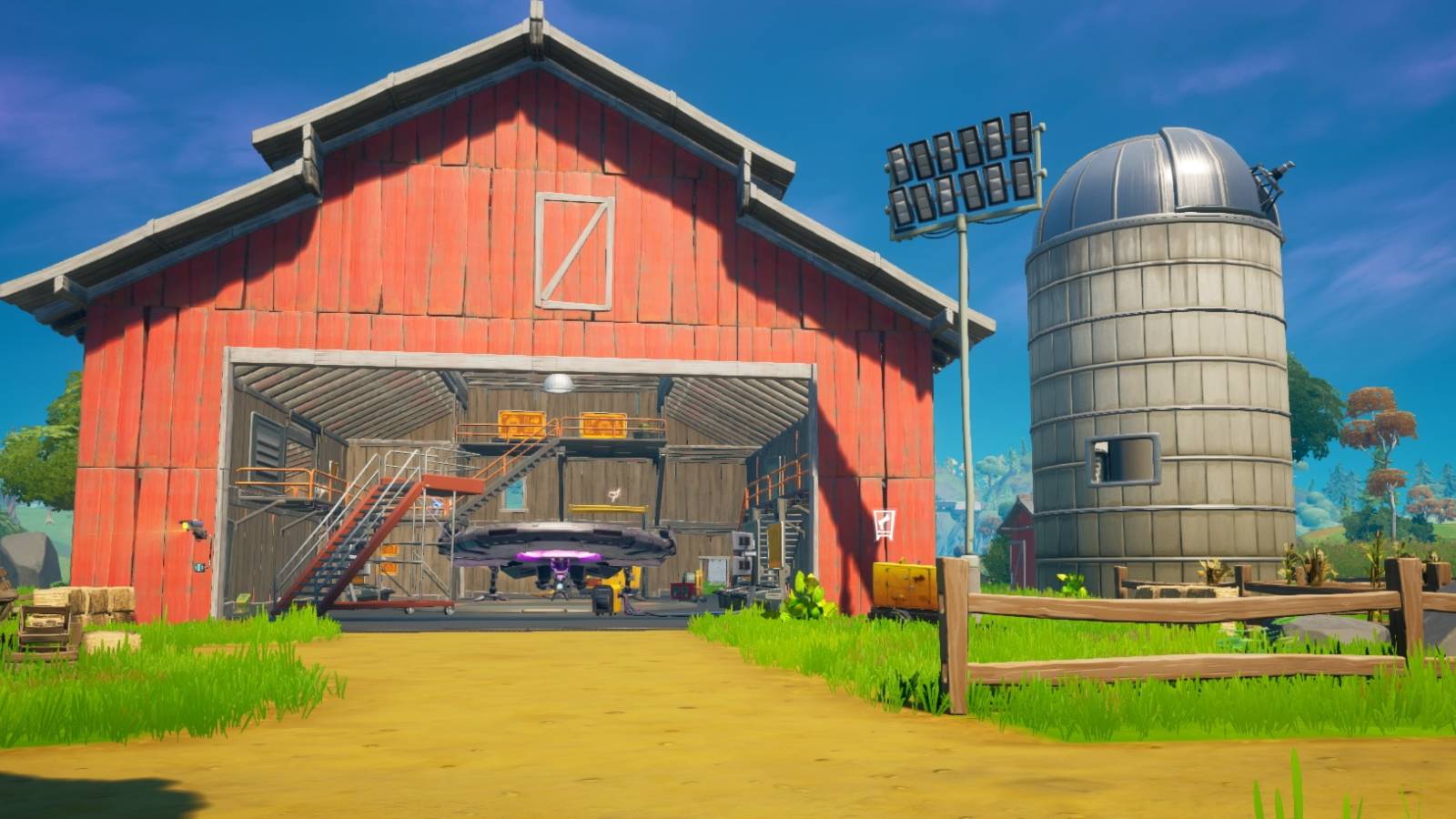 fortnite corny complex chapter 2 season 7 spaceship ufo