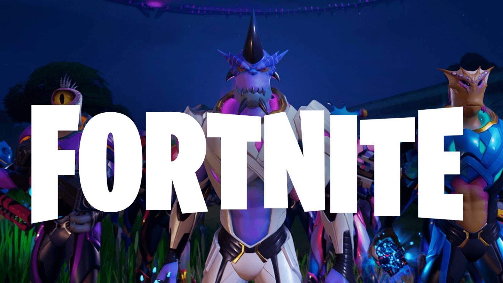 fortnite aliens behind logo