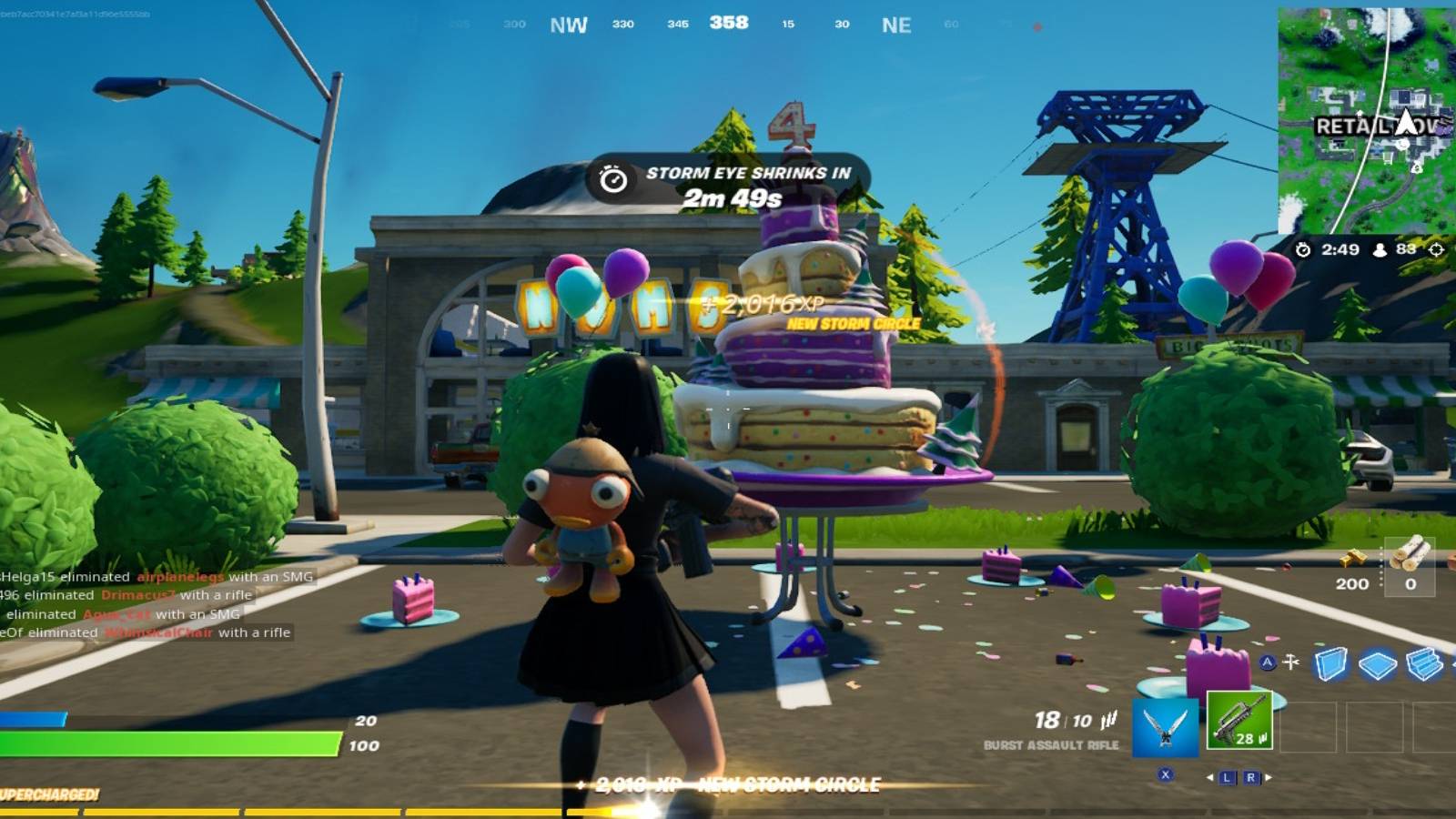 fortnite birthday cake