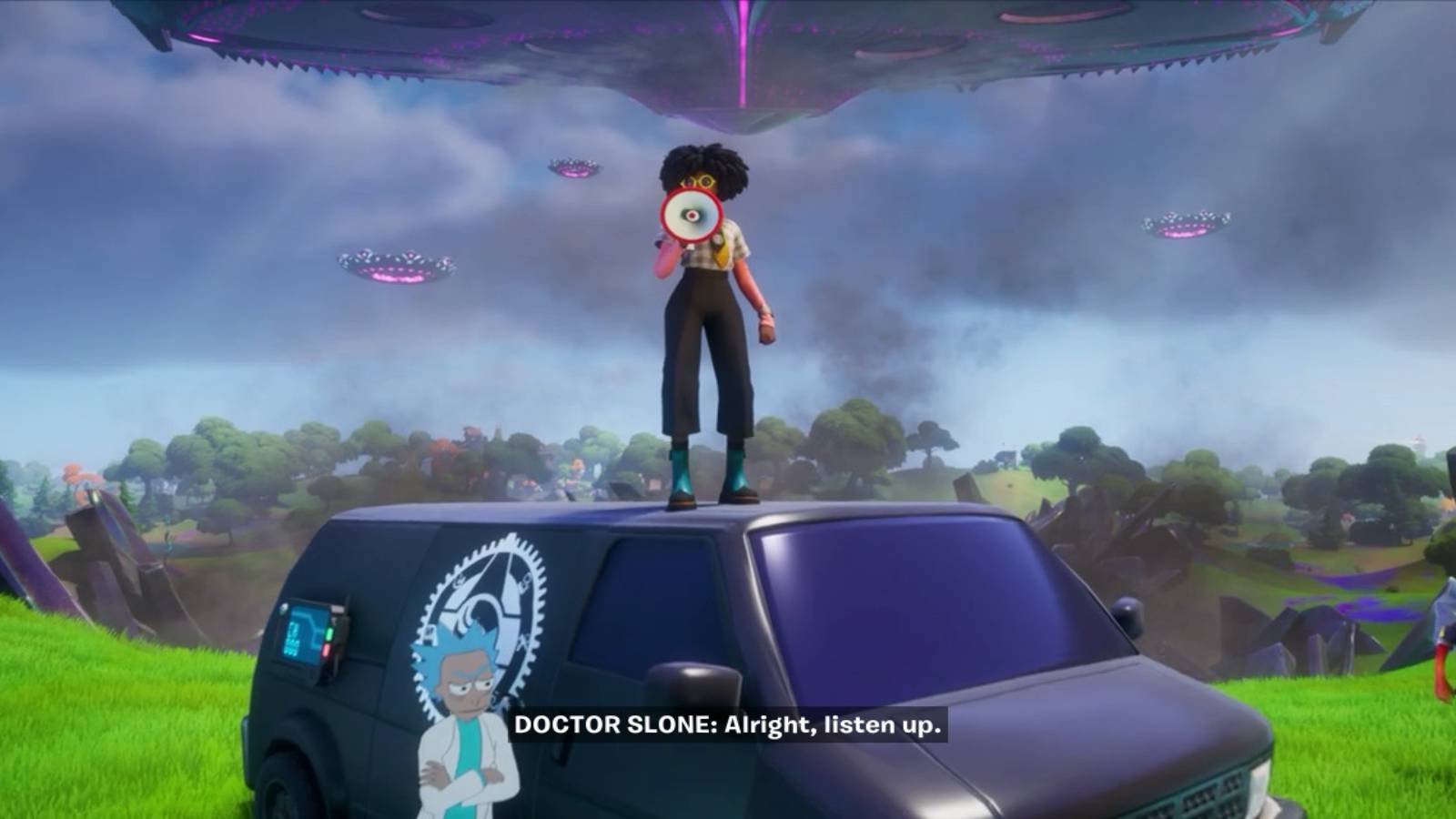 fortnite slone season 7 ufo