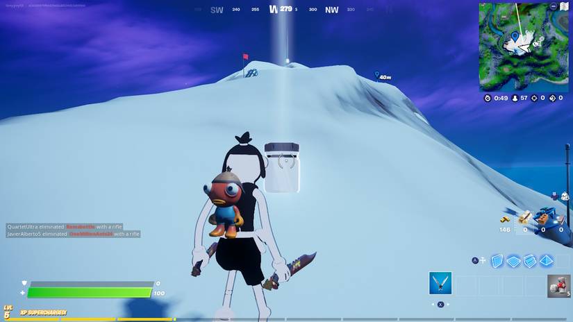 fortnite toona fish color bottles mount f8