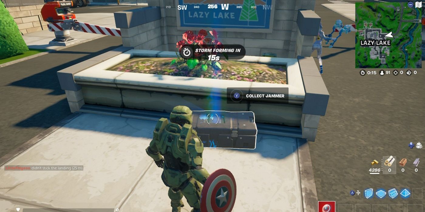 fortnite masterchief with captain america shield by glowing chest