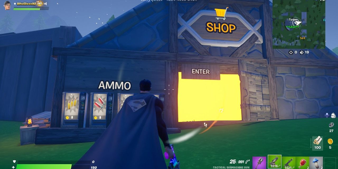 fortnite wildlands survival shop shadow style superman