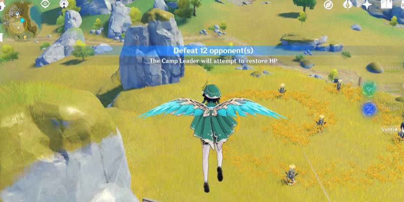 genshin impact venti defeat 12 opponents