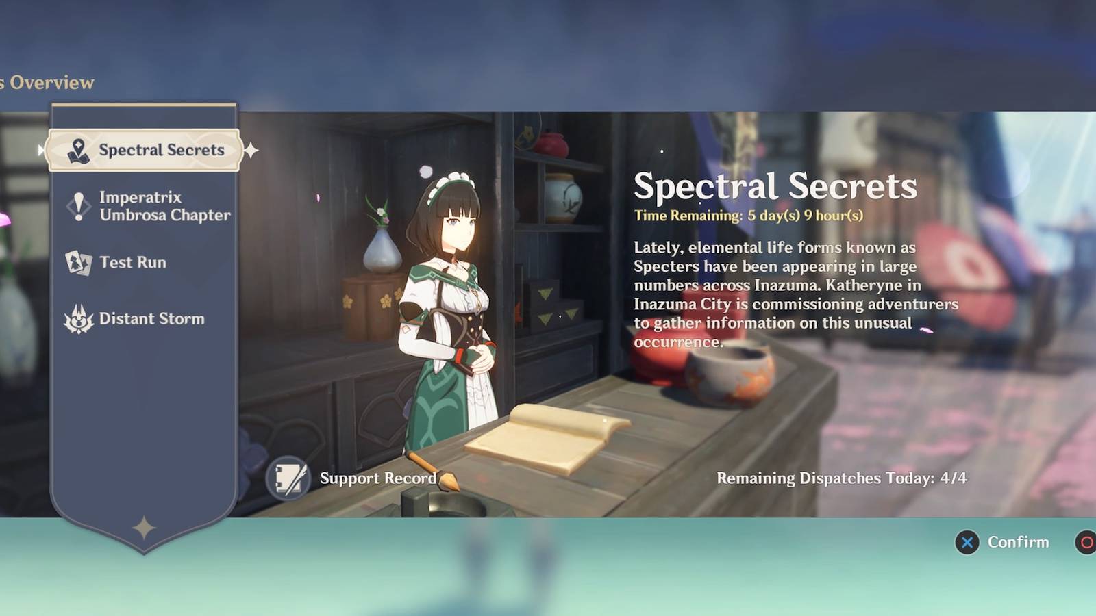 genshin-spectral-secrets-menu